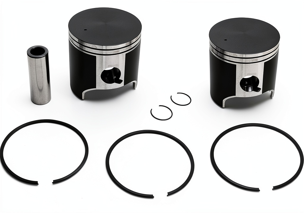 Race-Driven piston kit installed in an Arctic Cat snowmobile engine