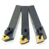 5/8" Left Cutting Lathe Carbide Indexable Tool Holder Set MTJNL1616H16-0