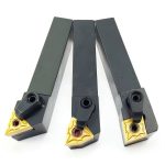 5/8" Left Cutting Lathe Carbide Indexable Tool Holder Set MTJNL1616H16-0