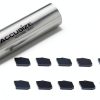 Accusize GTN-2 Coated Carbide Cut-Off Inserts for Stainless 10‑Piece-3