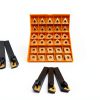 5/8" Left Cutting Lathe Carbide Indexable Tool Holder Set MTJNL1616H16-4