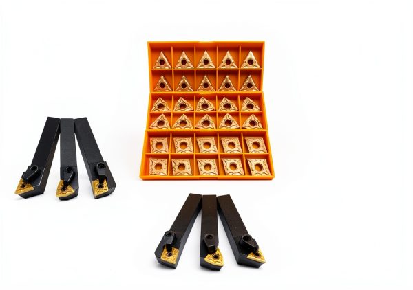 5/8" Left Cutting Lathe Carbide Indexable Tool Holder Set MTJNL1616H16-4